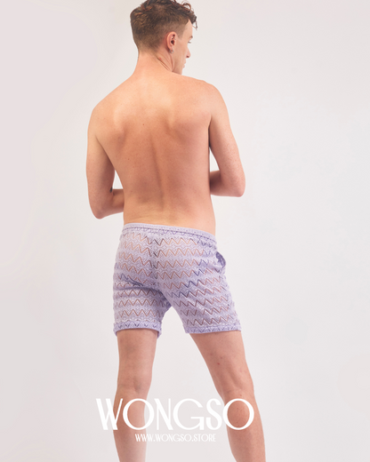 Boheme Shorts in Lilac