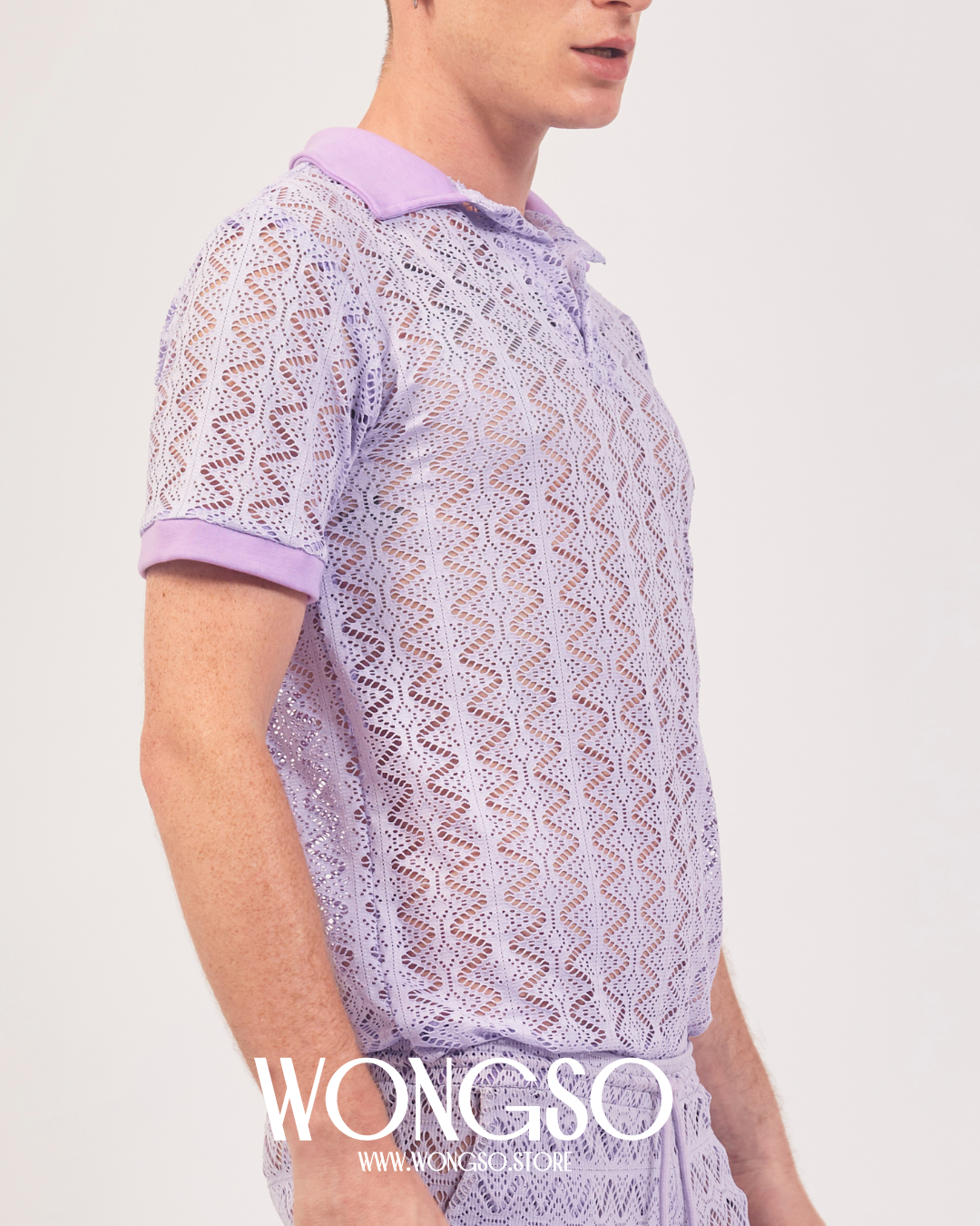 Boheme Polo Shirt in Lilac