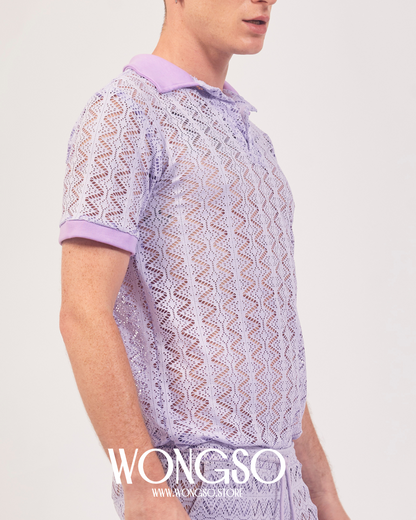 Boheme Polo Shirt in Lilac