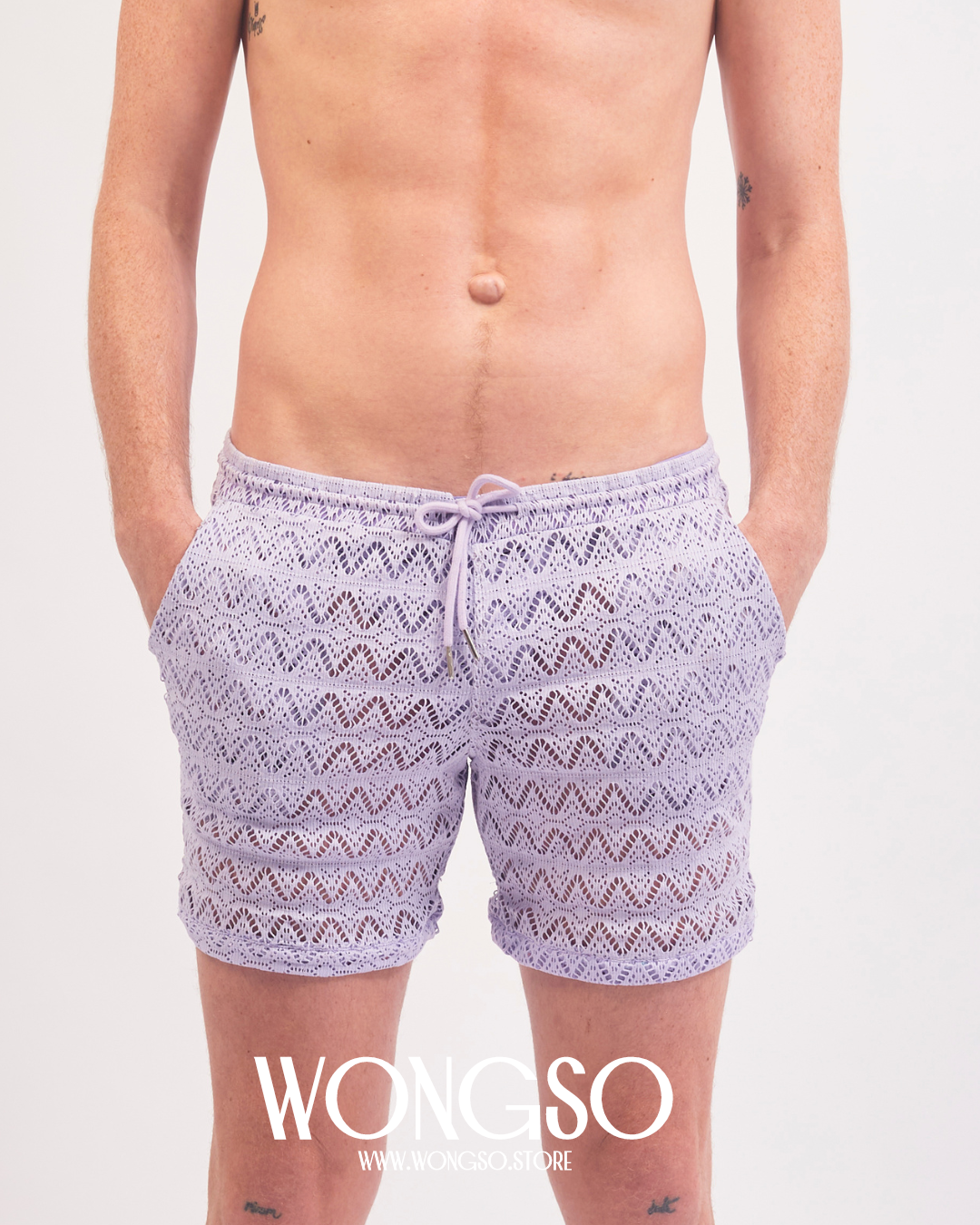 Boheme Shorts in Lilac